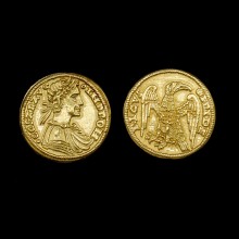 Coin-022 Augustale Fredrick II,  1231 