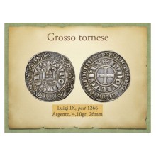 Coin-010 Tournois Gros Luis IX the Saint 1266
